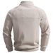 Loom 2025 New Autumn Winter European And American Half-Zip Stand Collar Trendy Versatile Fleece-Lined Men's Sweatshirt_viptrois.com