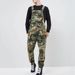 Men's Camouflage Urban Tactical Trousers Outdoor Workwear Multi-Pocket Trousers Bib Trousers_viptrois.com