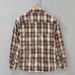 2026 Japanese-style Retro Plaid Long-sleeve Shirt Men, Fashionable Versatile, Artistic And Casual, Loose-fitting Top,_viptrois.com