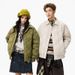 Men's Clothing Lightweight 90% White Duck Down Jacket For Men & Women - Waterproof, Windproof, Loose Fit, Retro Style (Obsidian Black, Olive Green)_viptrois.com
