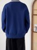 Loom Men's Long Sleeve Knitted European American Fashion Sweater, Loose Fit, Suitable For Everything, Autumn And Winter_viptrois.com