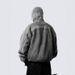Men's Streetwear Hooded Zip-Up Sweatshirt Winter Fashion Hip Hop Oversized Pullover With Ribbed Hem_viptrois.com