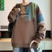 Sweatshirt Men's Spring And Autumn Loose Plus-size Casual Long-sleeved T-shirts Without Hats And Hoodies Are Trendy_viptrois.com