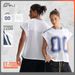 Men's Boxy Sleeveless T-Shirt - Oversized Fit, Breathable Polyester, Trendy Streetwear For Teens & Young Adults_viptrois.com