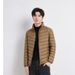 Pure 2025 New Lightweight Jacket Men's Short Stand Collar Autumn Winter 90% White Duck Down Loose Fit Casual Coat Trendy_viptrois.com