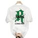 Young Men's Style Heavyweight Cotton T-Shirt Short-Sleeved Round Neck Summer Trendy Print Loose Versatile Top_viptrois.com