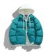2025 New Thickened Fake Two-piece Cotton Clothes Autumn And Winter Couple Fried Street Bread Clothes Versatile Casual Cotton-padded Clothes_viptrois.com