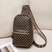 Women's Chest Bag Printed Letter Ribbon Crossbody Chest Bag Casual Shoulder Bag_viptrois.com