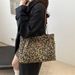 Women's Bag Retro Casual Leopard Print Shoulder Underarm Bag Large Capacity Tote Bag Women's Backpack_viptrois.com