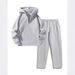Men's Clothing Women's Half-Zip Tracksuit Set - High Neck Pullover With Wide-Leg Joggers_viptrois.com