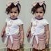 Kid's Clothing Summer New Children's Clothing Flamingo Three Piece Set_viptrois.com