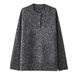 Monochrome Man- Autumn Winter New Knitted Sweater Men's Henley Collar High-End Coat British Business Warm Foreign Trade Wholesale_viptrois.com