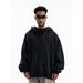 2026 Autumn Winter New Trendy Brand Deconstructed Patchwork Oversized Hooded Sweatshirt Men's Hoodie_viptrois.com
