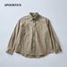 Men's Clothing New Spring Business Casual Shirt Men's High End And Cool Loose Solid Color Long Sleeved Shirt_viptrois.com