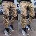 Men's Spring And Autumn Men's Casual Pants Large Size Personalized Overalls Men's Trendy Brand Fashion Sports Pants Men's_viptrois.com