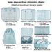 Diagonal Travel Storage Bag Thickened Waterproof Luggage Compartment Clothing Sorting and Storage Bag Seven Piece Set Suitable for Business Trips_viptrois.com