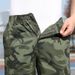 Summer Cotton Pants Men, Men's Camouflage Cargo Capri Pants, Plus Size Casual Mid-Length Sports Shorts For Men_viptrois.com