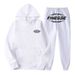 Men's Clothing Street Trend FINESSE Creative Letter Print Men And Women Sweatshirt Suit_viptrois.com