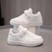 Mother & Kids Big Bear Children's Sports Shoes 2024 Autumn New Style Sneakers Girls Shoes Boys White Shoes Soft Bottom Running Shoes_viptrois.com