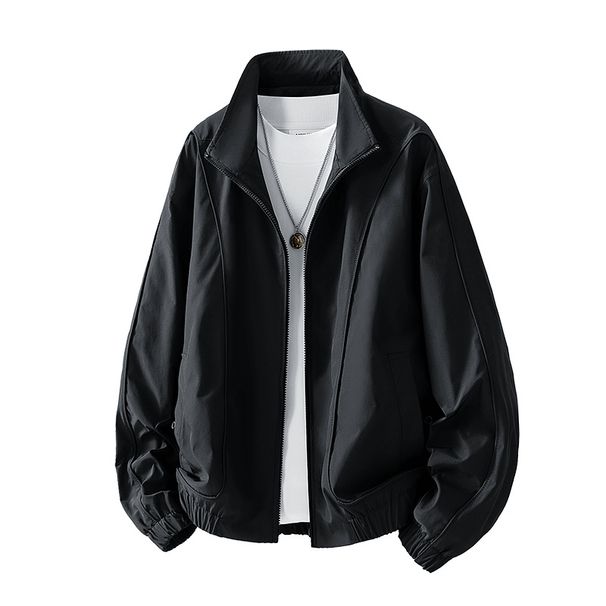 2025 Spring Trendy Brand Casual Shoulder Sleeve Top New Trendy Ruffian Handsome Man_viptrois.com
