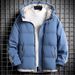 Men’s Winter Puffer Jacket – Water-Resistant Hooded Coat With 450g Polyester Fill (7 Sizes, 5 Colors) | Unisex Streetwear & Casual Style_viptrois.com