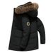 Men's Clothing Winter Down Jacket Premium Winter Down Jacket For Men With Fox Fur Hood, Long Parka Coat, Windproof & Ultra-Warm Outerwear_viptrois.com