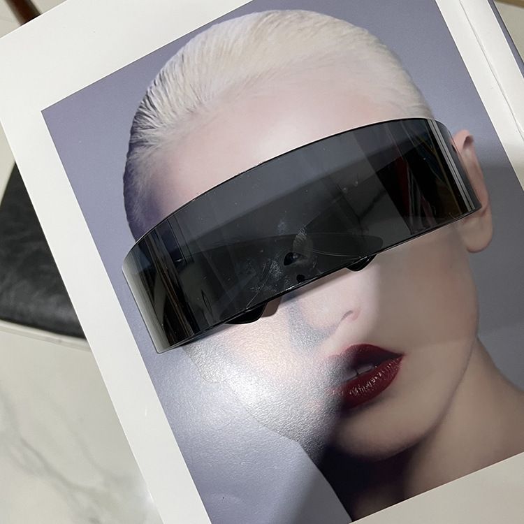 Super Cool Disco Glasses Cyberpunk Future Technology Sense LED Bar Glasses Douyin Men And Women Science Fiction Trend Manufacturers_viptrois.com