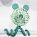 Baby Stroller Fan With Clip; Octopus Shapoed Funny Fan With Flexible Tripod Wrapped; USB Rechargeable Fan_viptrois.com