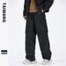 Men's Clothing Wear Retro Paratrooper Pants Garment Dyeing Workwear Loose Multi Pocket Pants Men's Trousers_viptrois.com