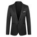 CT Men's Slim Fit Korean Style Formal Business Small Suit Trendy Fashion Casual Jacket Dress Shirt_viptrois.com