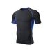 Men's clothing Sports T-shirt Men's running short sleeve fitness tights breathable quick dry moisture wadding sweat pressure_viptrois.com