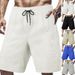 Men's Casual Cargo Shorts With Multiple Pockets – Breathable Waffle Fabric, Loose Fit, Streetwear Hip-Hop Style_viptrois.com