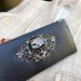 Women’s Bags New Skull Wallet Ladies Long Zipper Clutch Fashion Pu Leather Long Wallet_viptrois.com