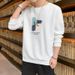 Loom Loom New Autumn Clothing Spring Long-sleeved T-shirt Bottoming Shirt Men's Round Neck Pullover Sweatshirt Men_viptrois.com