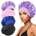 All match high elastic hair care hat confinement hat headband beauty cap shower cap female nursing satin sleeping cap_viptrois.com