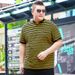 Men's Clothing plus size short-sleeved lapel t-shirt fashionable middle-aged half-sleeved collared casual t-shirt fat man shirt_viptrois.com