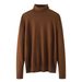 Loom Brand Cut Label Autumn Winter Men's Solid Color Windproof High Collar Warm Casual Base Knitted Wool Sweater Z4E09500_viptrois.com