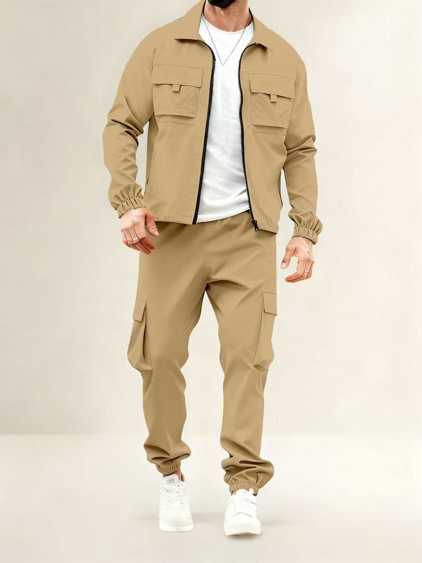 Men's Workwear Trousers - Breathable Long Sleeve Casual Pants For Outdoor & Everyday Wear_viptrois.com