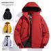 Unisex Graphene-Infused Winter Jacket - Waterproof Windproof Hooded Parka For Hiking, Travel & Outdoor Adventures (Multiple Colors)_viptrois.com