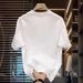 Men's Clothing Trendy Casual T Shirt Summer New Loose Cartoon Pure Cotton High Street Short Sleeved Tops_viptrois.com