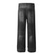 American Style Tie-Dye Jeans For Men, Slim Fit, Slimming, Simple Casual Pants, Street Style, Cool And Unique, Slightly_viptrois.com