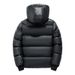 Men's Cotton Clothes Black Gold Super Thick Cotton-padded Clothes Cold-proof Couples Hooded Removable Cold-proof Thickened Warm Jacket_viptrois.com