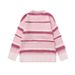 American Pink Striped Round Neck Pullover For Men And Women 2025 Autumn New Loose Casual Lazy Style Knitted Sweater_viptrois.com