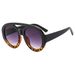 Men's Sunglasses Retro Oval Double Beam Glasses Cool Square Shoot Trendy Sun Protection Sunglasses Women's Large Frame Fashion Sunglasses Street_viptrois.com