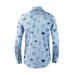 Men’s Digital Print Long-Sleeve Shirt -Inspired, 100% Cotton, Slim Fit (Light Blue Stripe)_viptrois.com