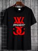 While She Sleeps Unisex T-Shirt: Brainwashed Logo Fashion Stretched Comfortable Casual Top For Everyday Wear Homme Streetwear Graphic Versatile_viptrois.com