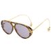 High-End Aviator Sunglasses - Double Beam Frog Mirror, Large Frame Fashion Sunglasses_viptrois.com