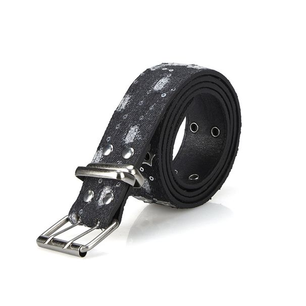 Punk Style Double-Breasted Korean Version Jeans Fashion Star Decoration Versatile Belt_viptrois.com