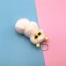 Bag Charm New Cute Candy Color Cartoon Plush Bag Pendant Car Key Chain Accessories_viptrois.com