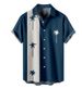 Men's Clothing Summer New Style Plus Size Men's Casual Slim Fashion 3D Printed Short Sleeve Shirt, Men's Shirt_viptrois.com